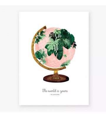 Affiche World Print M -...