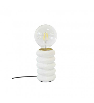 Lampe Douceur Texturée Blanche