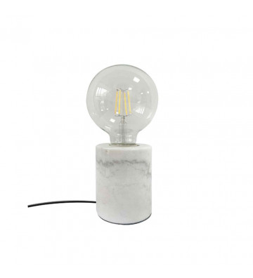 Lampe Base Marbre Blanc