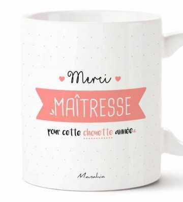 Merci Maîtresse pour cette Chouette année - Mug