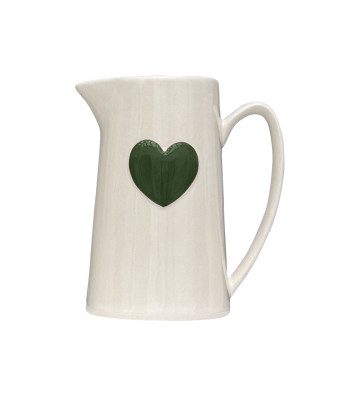 Pichet cœur gm - vert