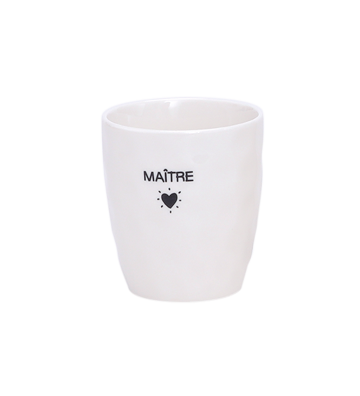 Gobelet message - maître