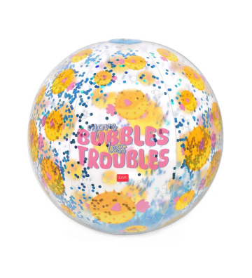 Ballon de Plage Gonflable -...