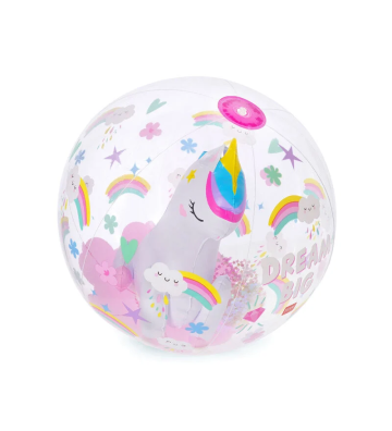 Ballon de Plage Gonflable -...