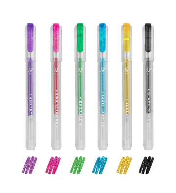 Lot de 6 mini stylos gel...