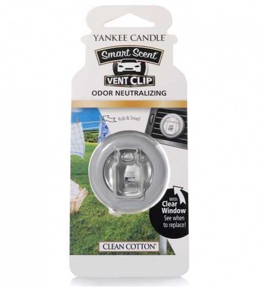 Coton Frais - Smart Scent Car Jar Yankee Candle - 1 Coton Frais - Smart Scent Car Jar Yankee Candle - 1