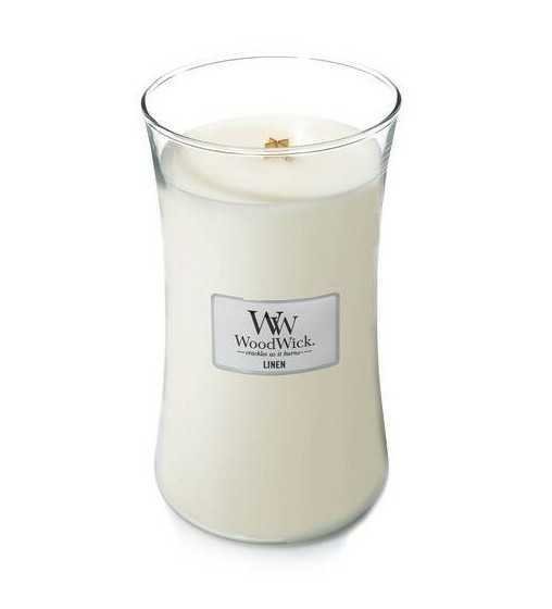 Linge propre - Grande jarre Wood Wick - 1 Linge propre - Grande jarre Wood Wick - 1