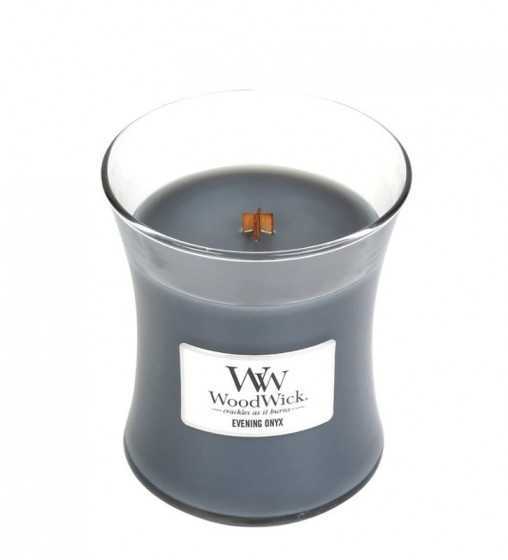 Nuit d'onyx - Moyenne Jarre Wood Wick - 1 Nuit d'onyx - Moyenne Jarre Wood Wick - 1