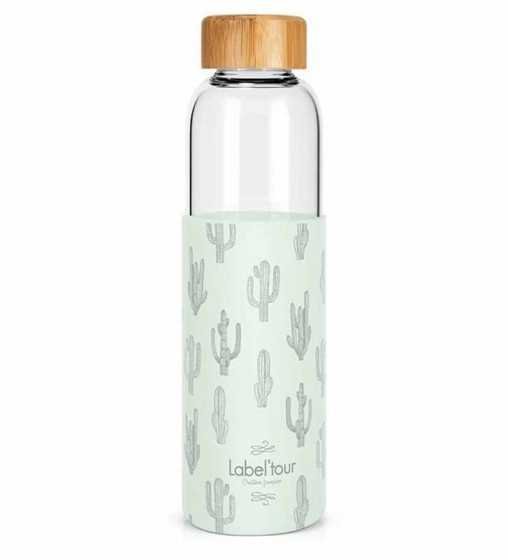 Bouteille en verre Cactus - 500ml Créa-Bisontine - 1 Bouteille en verre Cactus - 500ml Créa-Bisontine - 1