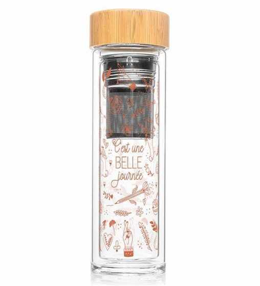 Bouteille infuseur C'est une belle journée Bouteille infuseur C'est une belle journée
