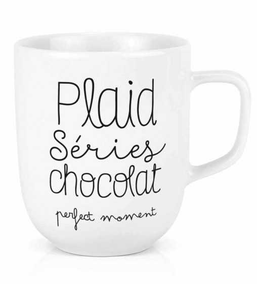 Maxi tasse Plaid, séries, chocolat Créa-Bisontine - 1 Maxi tasse Plaid, séries, chocolat Créa-Bisontine - 1