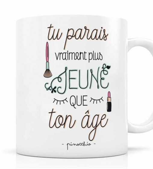 Mug Tu parais vraiment plus jeune que ton âge Créa-Bisontine - 1 Mug Tu parais vraiment plus jeune que ton âge Créa-Bisontine - 1