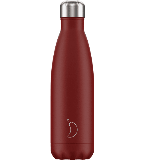 Bouteille Matte Rouge 500ml Chilly'S Bottle - 1 Bouteille Matte Rouge 500ml Chilly'S Bottle - 1
