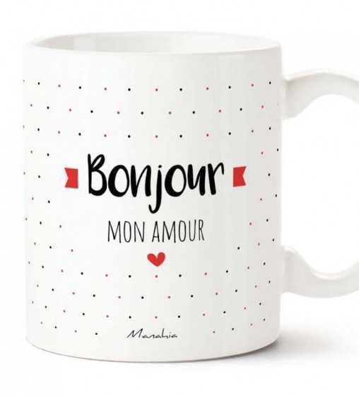 Bonjour Mon Amour - Mug Manahia - 1 Bonjour Mon Amour - Mug Manahia - 1