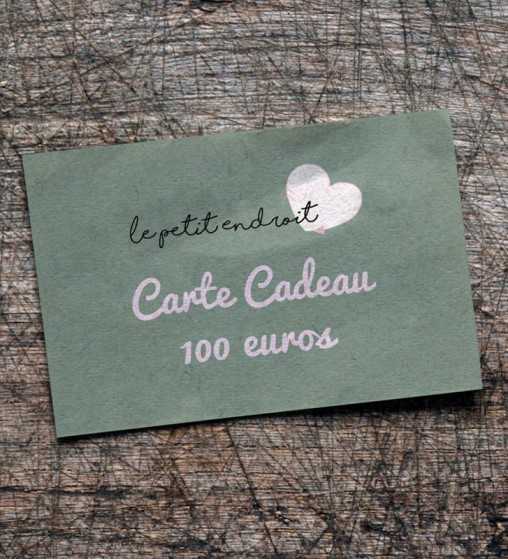 Carte Cadeau 100€ Le Petit Endroit - 1 Carte Cadeau 100€ Le Petit Endroit - 1