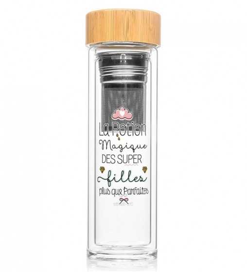 Bouteille infuseur La Potion Magique des Super Filles Plus que Parfaites Créa-Bisontine - 1 Bouteille infuseur La Potion Magique des Super Filles Plus que Parfaites Créa-Bisontine - 1