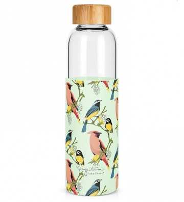 Bouteille en verre Oiseaux - 500ml Créa-Bisontine - 1