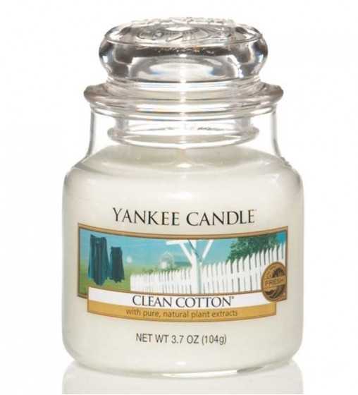 Coton Frais - Petite Jarre Yankee Candle - 1 Coton Frais - Petite Jarre Yankee Candle - 1