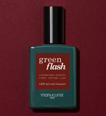 Vernis Green Flash Dark Pansy