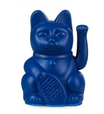 Lucky Cat Mini - Bleu Foncé