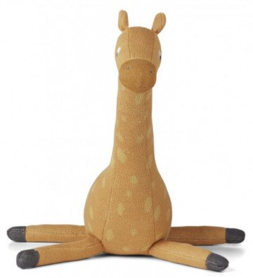 Girafe maille Moutarde