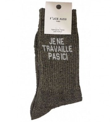 Chaussettes Je ne travaille...