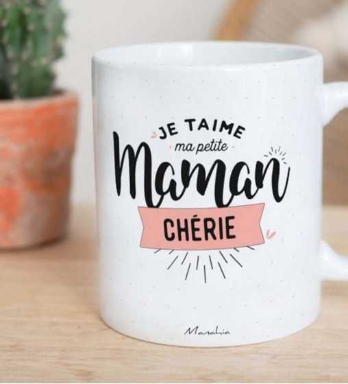 Je t'aime Maman Chérie - Mug Manahia - 1 Je t'aime Maman Chérie - Mug Manahia - 1