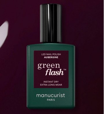 Aubergine - Vernis Green Flash