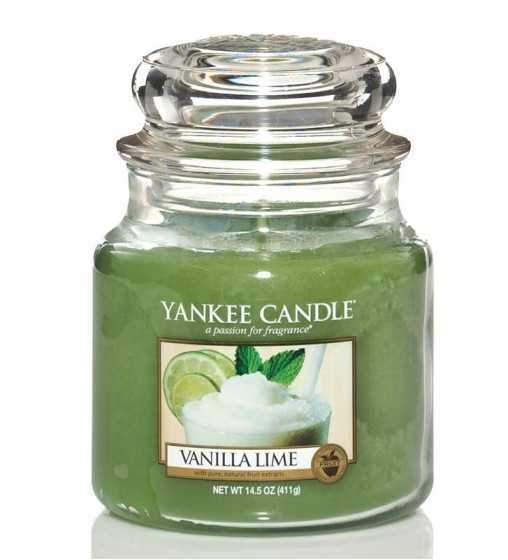 Vanille Citron Vert - Moyenne Jarre Yankee Candle - 1 Vanille Citron Vert - Moyenne Jarre Yankee Candle - 1