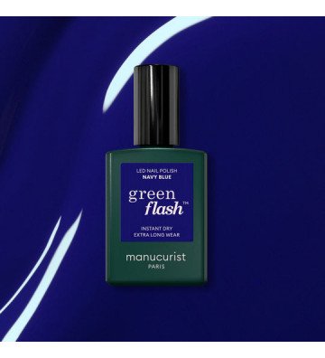 Navy blue -Vernis Green Flash