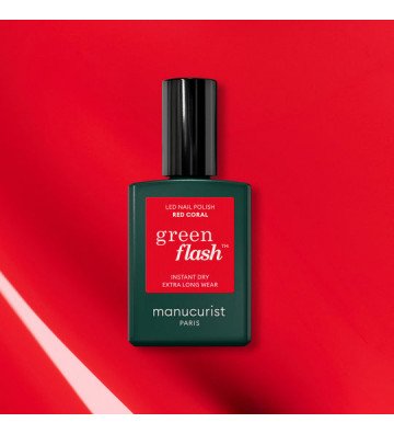 Red Coral - Vernis Green Flash