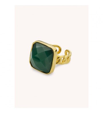 Bague Green Stone - Vert/Or