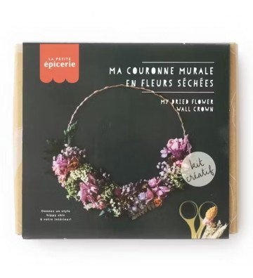 Kit Couronne De Fleurs Séchées