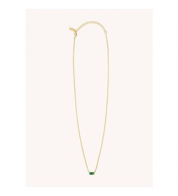 Collier Green Baguette - Or