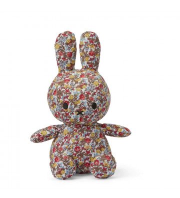 Lapin Miffy Fleurs Rouge -...