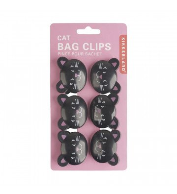 Pinces à Sachets - Chat Noir